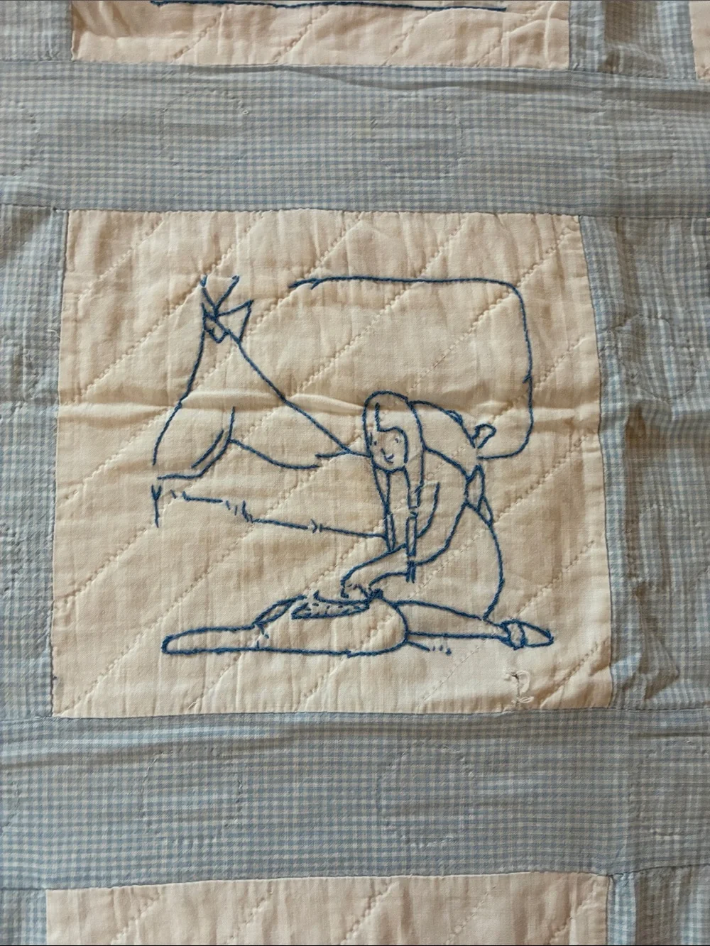 Antique quilt Mayflower